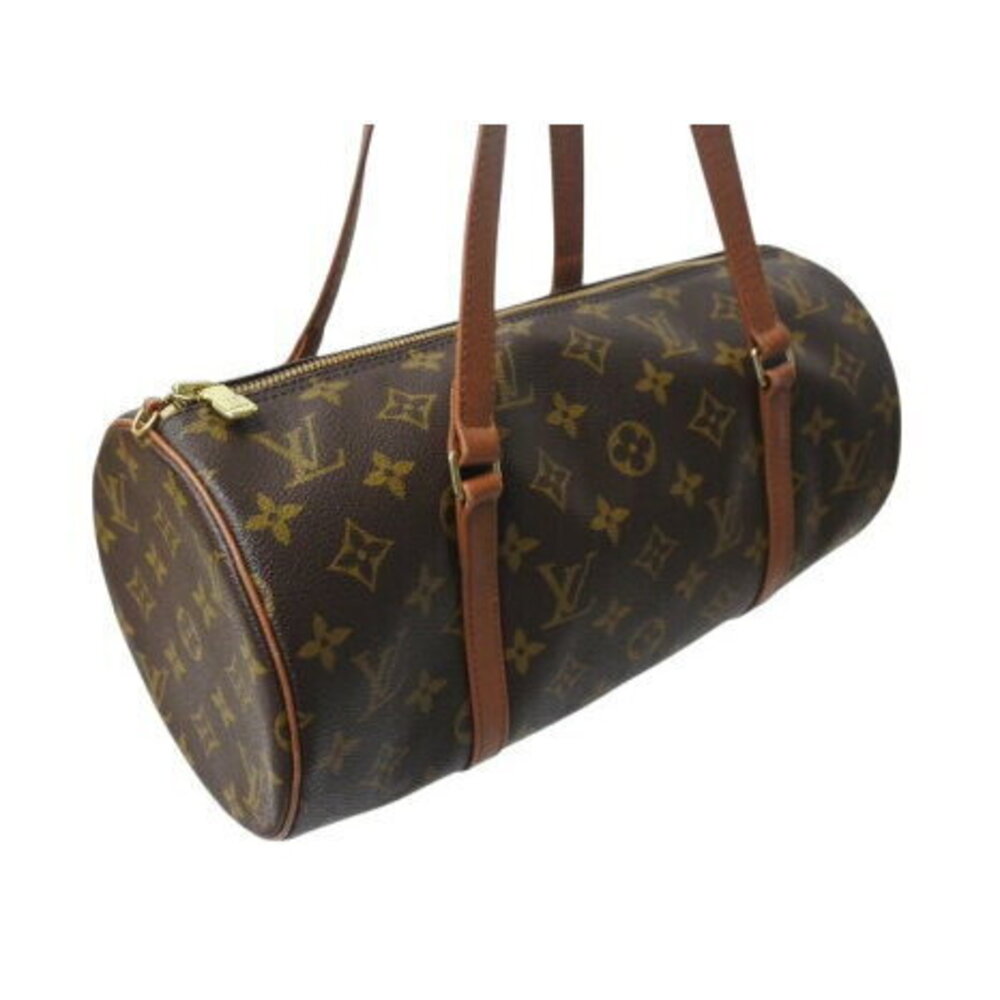 Louis Vuitton Papillon Monogram Canvas Handbag Cylindrical Brown - Picture 5 of 8